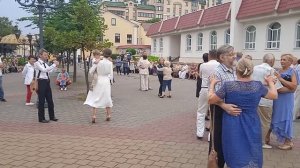 31.07.2021 Brest Belarus... Танцы... Духовой оркестр В. Коваля... Прогулки с Викторией.
