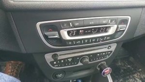 Тест заслонок печки при заводке Меган3