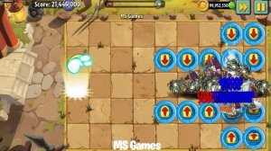 PvZ 2 Power Up INFINITE - All Plants Max Level Vs 100 Sunday Edition Zombie