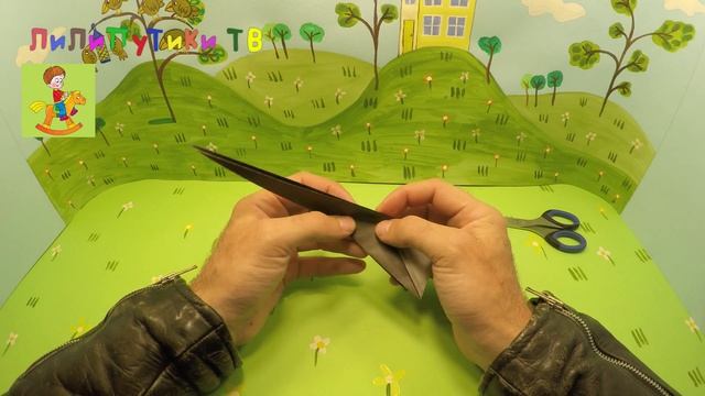 Как сделать лебедя из бумаги | #Оригамилебедь ❤️ Лилипутики ТВ смотреть онлайн