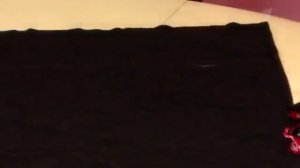 Кройка и шитье юбки из теплого шарфа для начинающих