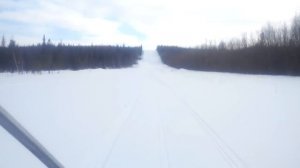 Аэросани Надым 2017 подъем в гору.