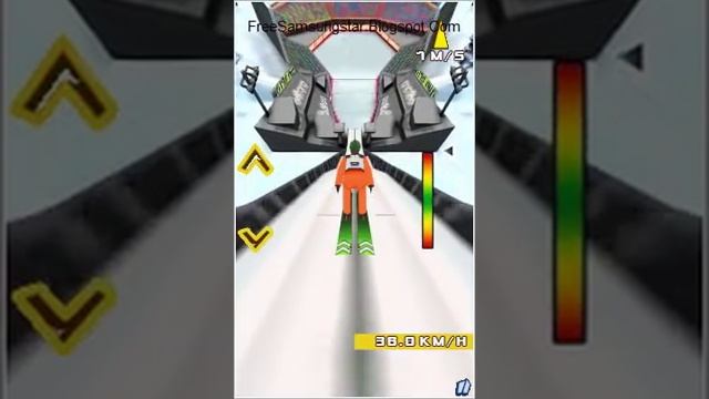 Ski Jumping 2012 3D Java Touchscreen