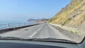 Дорога Судак-Алушта, проезд бесплатный.