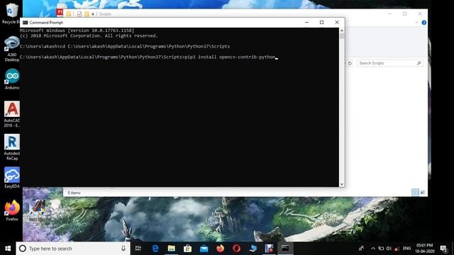 How to install OpenCv library in python IDLE? | Image processing by openCV | OpenCV #1