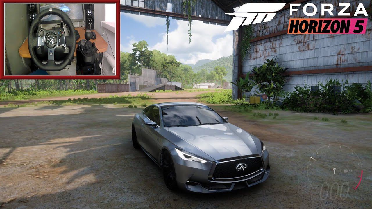 Infiniti Q60 - Forza Horizon 5 | Logitech g920 gameplay