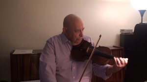 Arkady Karpilovsky playing W. A. Mozart Minuet Solo Violin