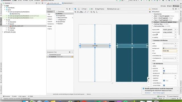 #7.Android Kotlin - How to create button view i Android Kotlin | 2020