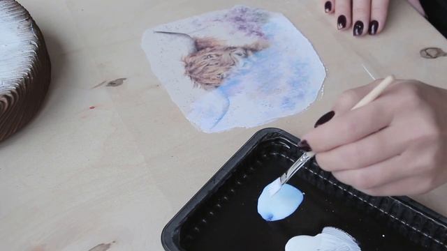ДЕКУПАЖ доски для подачи :: Подарок своими руками