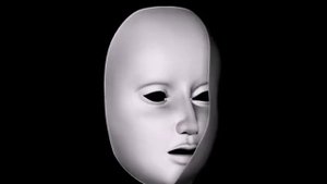 Это тест на шизофрению The rotating mask illusion
