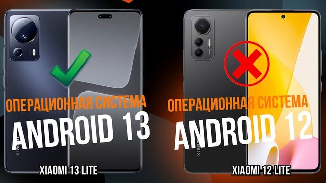 Xiaomi 13 Lite против Xiaomi 12 Lite