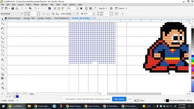 Creating your Pixel Art Image in CorelDRAW смотреть онлайн