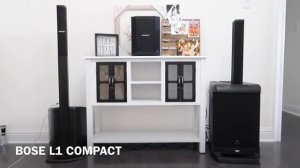 Bose S1 Pro Vs Bose L1 Compact Vs JBL EON ONE - Audio Sound Test Demo - Speaker Battle