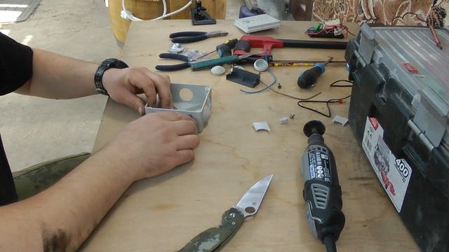 Регулятор температуры MH 1210W, применение с коптилкой из деревянной бочки. смотреть онлайн