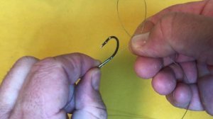 Рыболовные узлы\Как привязать крючок.