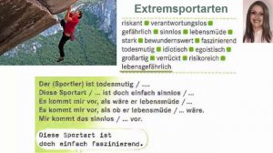 Немецкий язык. Deutsch B2. Extremsportarten. Немецкий язык для продвинутых B2 #уроки_немецкого