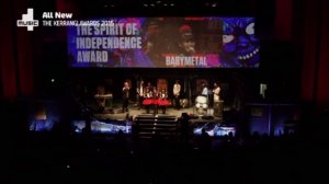 BABYMETAL receive 2015 Kerrang Spirit of Independence award 