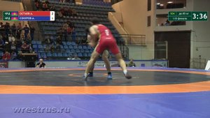 ЧР-2017. гр.б. 85 кг. Алан Остаев - Артур Сокуров. 1/8 финала.