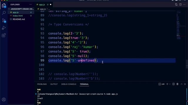 Part - 5 Type conversion | @wissenTutorials | Javascript | in Tamil