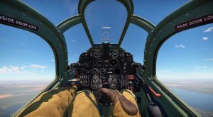 Играю на P-63A-5 Kingcobra в War Thunder, VR.