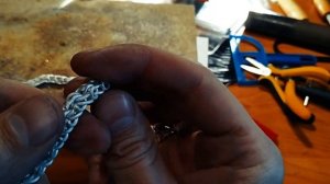 Цепь. Плетение "Рамзес"