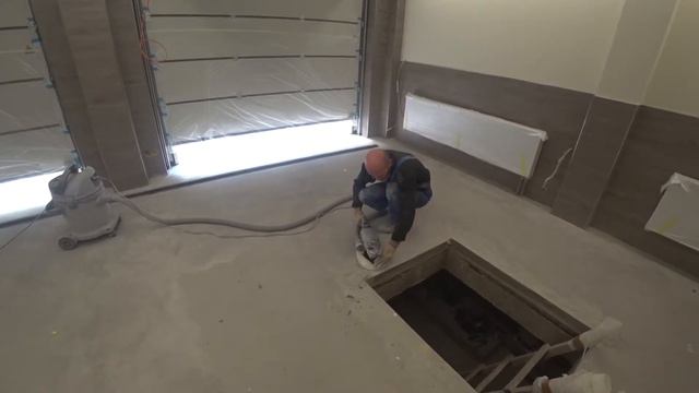 Полимерный пол в гараже. Заливка бетона. Пол в гараже "под ключ"