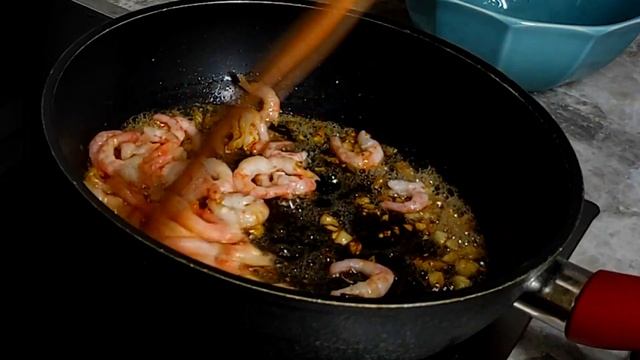 ?Паста с креветками? Простой рецепт