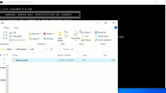 How to fix known host Error in SSH | antotechniques смотреть онлайн