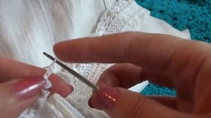 Вяжем красивую оборку для юбки крючком/ МК