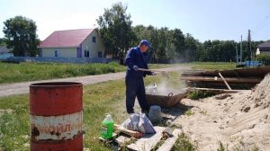 Как замешать раствор для кладки кирпича.
