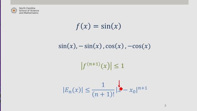 Remainder Estimation Theorem (Lagrange Error Bound) Example #3 смотреть онлайн