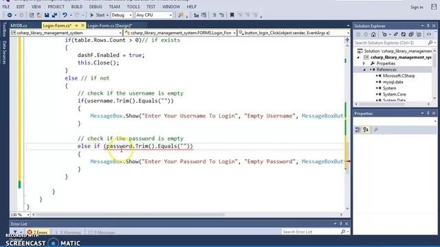 C# Project Tutorial - Create a Library Management System Using C# And MySQL - [ Part 3 ]