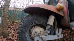 Испытание новинок для мотороллера муравей.