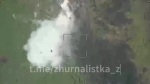 Поражение барражирующим боеприпасом "Ланцет" танка Leopard 2A6. Работино, Запорожское направление.