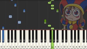 The Amazing Digital Circus Theme On Piano Easy