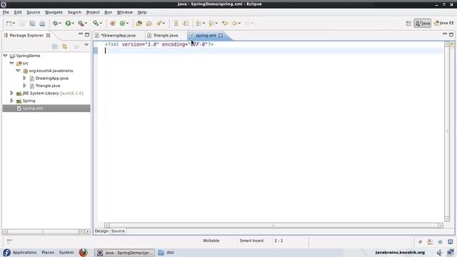 Spring Tutorial 04 - Writing Code Using the Bean Factory смотреть онлайн