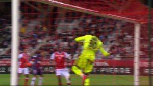 But Björn ENGELS (53') / Stade de Reims - SM Caen (2-2)  (REIMS-SMC)/ 2018-19