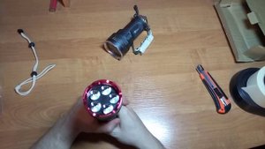 Фонарь для подводной охоты из китая SkyRay