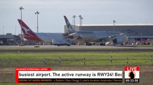 ?LIVE Plane Spotting at MELBOURNE AIRPORT AUSTRALIA with ? LIVE ATC!