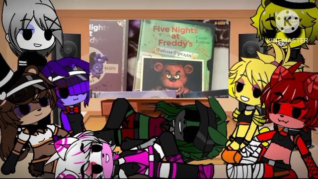 Реакция персонажей FNIA на Как Прочитать Все Книги FNAF и не сойти с ума / Мозговзрыв 12. 1/?