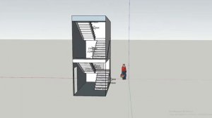 Чертеж лестницы