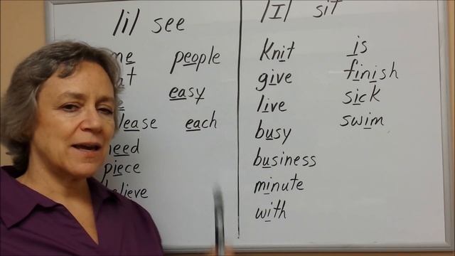 How to Pronounce English Vowels /i/ see and /ɪ/ sit - American English Pronunciation Accent смотреть онлайн