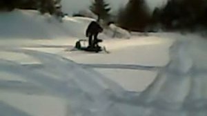 Снегоход из бензопилы Урал.