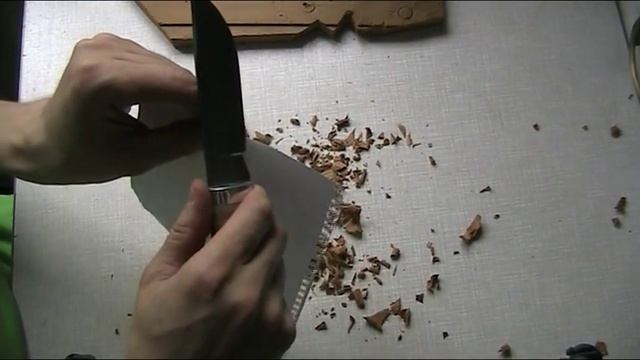 Хоз/быт тестирование ножа из Чешской HSS 12%w смотреть онлайн