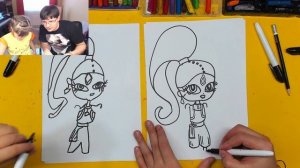 Рисуем ШИММЕР из мультика Шиммер и Шайн с Аней