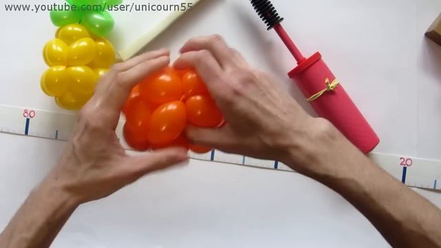 Ананас из шаров  Pineapple of balloons Subtitles