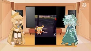 Cookie Run Kingdom Reacts to Custard Cookie / Pure Vanilla Reacts to His Son!