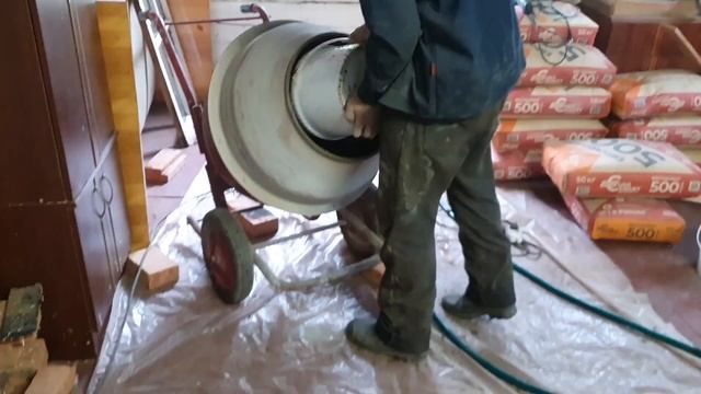 Фундамент под печь. Весь процесс заливки смотреть онлайн