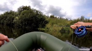 Нахлыст. Сплав по реке Днепр. Ловля голавля (Rafting on the Dnieper River. Fly fishing for chub)