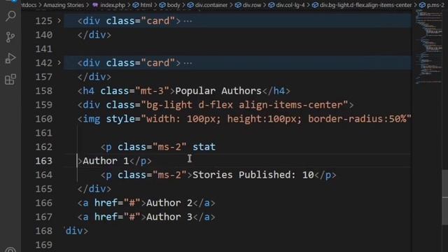 Building an Amazing Stories Website with PHP, Bootstrap, and HTML | Part 2